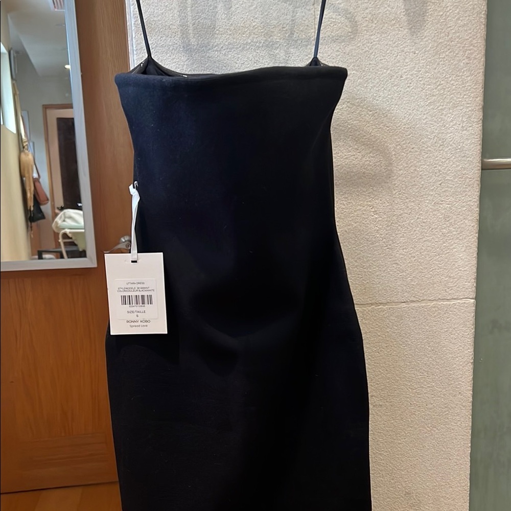 Ronny Kobo Uttara Black and White Mermaid Dress - Picture 7 of 8